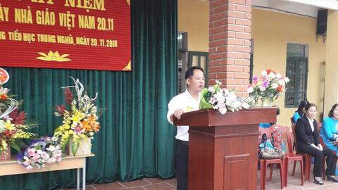 Trường Tiểu học Trung Nghĩa tổ chức Lễ Kỉ niệm ngày nhà giáo Việt Nam 20-11